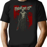 Friday The 13Th (2) T-Shirt for Men & Women, T-Shirts Graphic Tee - Black