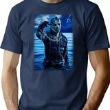 Friday The 13Th T-Shirt for Men & Women, T-Shirts Graphic Tee - Navy