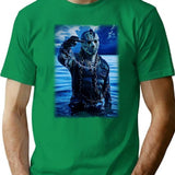 Friday The 13Th T-Shirt for Men & Women, T-Shirts Graphic Tee - Green