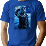 Friday The 13Th T-Shirt for Men & Women, T-Shirts Graphic Tee - Blue