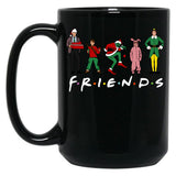 Friend Movies Christmas Gift Black Coffee Mug, Gift Coffee Mug