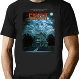 Fright Night T-Shirt for Men & Women, T-Shirts Graphic Tee - Black