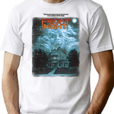 Fright Night T-Shirt for Men & Women, T-Shirts Graphic Tee - White