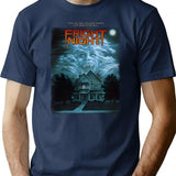 Fright Night T-Shirt for Men & Women, T-Shirts Graphic Tee - Navy