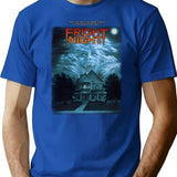 Fright Night T-Shirt for Men & Women, T-Shirts Graphic Tee - Blue
