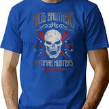Frog Brothers Vampire Killers T-Shirt for Men & Women, T-Shirts Graphic Tee - Blue