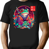 Frog Warrior T-Shirt for Men & Women, T-Shirts Graphic Tee - Black