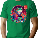 Frog Warrior T-Shirt for Men & Women, T-Shirts Graphic Tee - Green