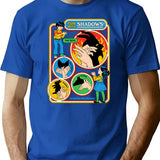 Fun With Shadows T-Shirt for Men & Women, T-Shirts Graphic Tee - Blue