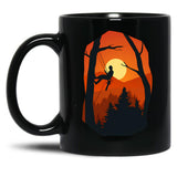 Funny Arborist I Woodworker Gift Chainsaw Black Coffee Mug, Gift Coffee Mug