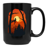 Funny Arborist I Woodworker Gift Chainsaw Black Coffee Mug, Gift Coffee Mug - Black