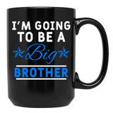 Funny Big Brother Black Coffee Mug, Gift Coffee Mug - Black