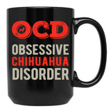 Funny Chihuahua Black Coffee Mug, Gift Coffee Mug - Black