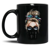Funny F Bomb Mom Black Coffee Mug, Gift Coffee Mug