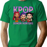 Funny Film Cartoon Vintage Style T-Shirt for Men & Women, T-Shirts Graphic Tee - Green