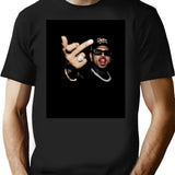 Funny Finger T-Shirt - Sarcastic Humor Graphic Tee - Black