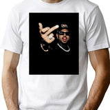 Funny Finger T-Shirt - Sarcastic Humor Graphic Tee - White