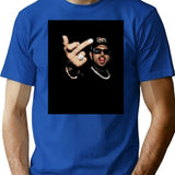 Funny Finger T-Shirt - Sarcastic Humor Graphic Tee - Blue