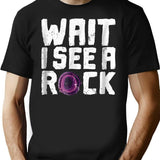Funny Geologist Rock Hounding Geode Vintage T-Shirt - Black
