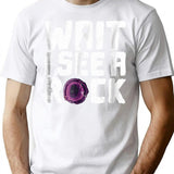 Funny Geologist Rock Hounding Geode Vintage T-Shirt - White