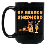 Funny German Shepherd Tshirt German Shepherd Lover Design I Work Hard So My German Shepherd Can Have A Better Life Black Coffee Mug, Gift Coffee Mug