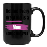 Funny Gift For A Mom Black Coffee Mug, Gift Coffee Mug - Black