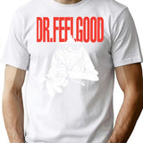 Funny Gift For Animal Dr Feelgood Dark Grey Vintage Photograp T-Shirt - White