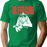 Funny Gift For Animal Dr Feelgood Dark Grey Vintage Photograp T-Shirt - Green