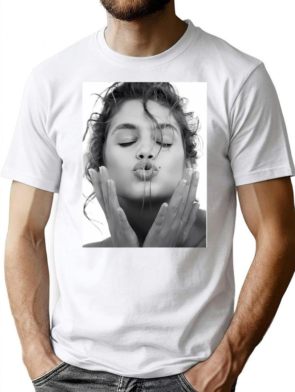 Funny Gift For Cindy Crawford Vintage Photograp T-Shirt - White