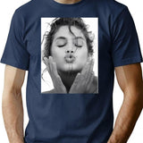 Funny Gift For Cindy Crawford Vintage Photograp T-Shirt - Navy