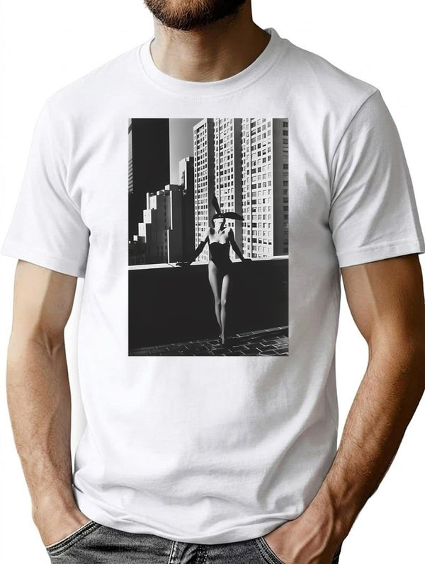 Funny Gift For Cindy Fashion Crawford Vintage Photograp T-Shirt - White
