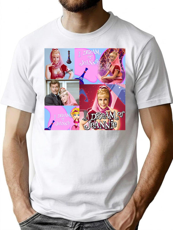 Funny Gift For Dream Of Jeannie Retro Vintage T-Shirt - White