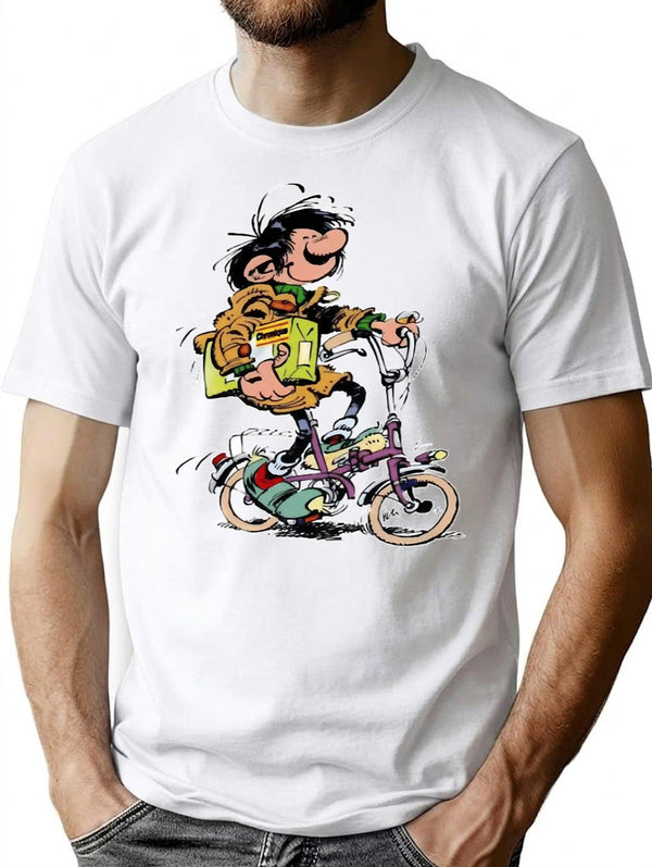 Funny Gift For Fantasio Spirou Retro Vintage T-Shirt - White