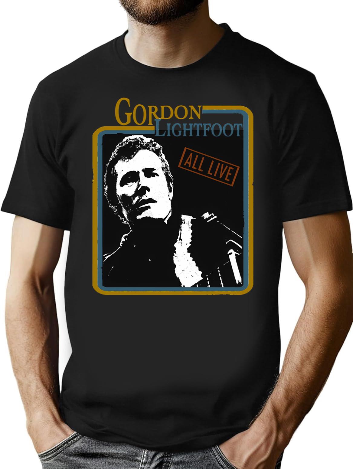 Funny Gift For Gordon Lightfoot Gifts For Fan T-Shirt - Black