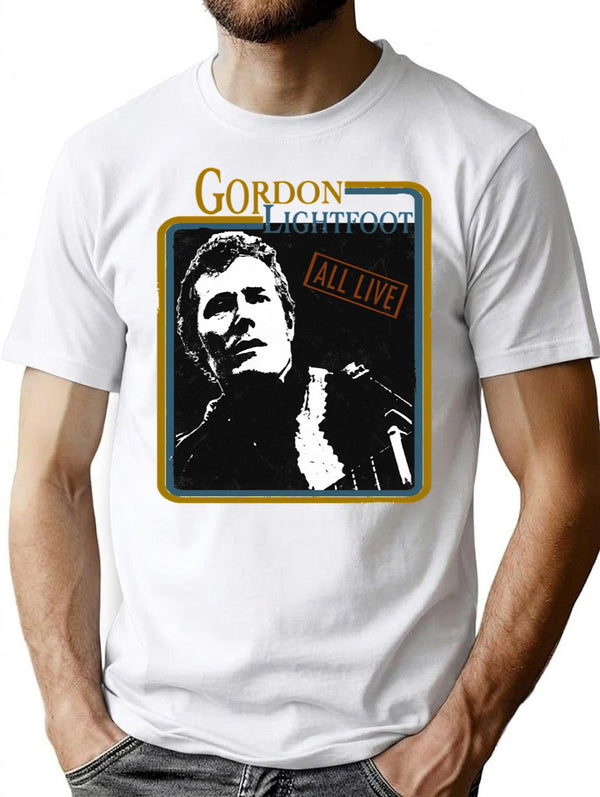 Funny Gift For Gordon Lightfoot Gifts For Fan T-Shirt - White