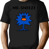Funny Gift For Mr Sneeze Retro Vintage T-Shirt - Black