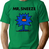 Funny Gift For Mr Sneeze Retro Vintage T-Shirt - Green