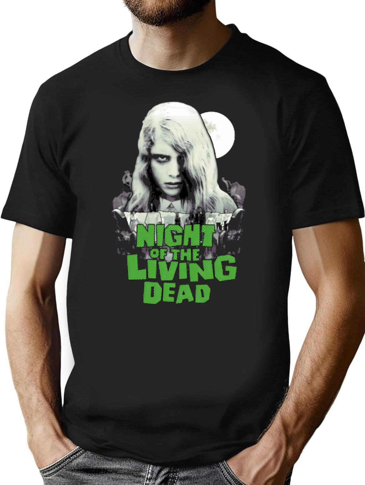 Funny Gift For Night Of The Living Dead Retro Vintage T-Shirt for Men & Women, T-Shirts Graphic Tee - Black