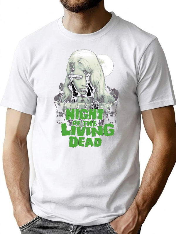 Funny Gift For Night Of The Living Dead Retro Vintage T-Shirt for Men & Women, T-Shirts Graphic Tee - White