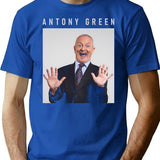 Funny Gift For Purple Antony Green Vintage Photograp T-Shirt - Blue