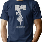 Funny Gift For Rixe Les Nerfs A Vif Punk Retro Vintage T-Shirt - Navy