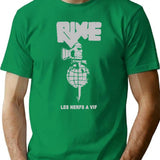 Funny Gift For Rixe Les Nerfs A Vif Punk Retro Vintage T-Shirt - Green