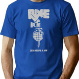 Funny Gift For Rixe Les Nerfs A Vif Punk Retro Vintage T-Shirt - Blue