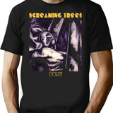 Funny Gift For Screaming Grunge Trees Vintage Photograp T-Shirt - Black