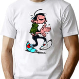 Funny Gift For Spirou Paper Vintage Photograp T-Shirt - White