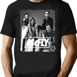 Funny Gift Mcfly Band Art Vintage T-Shirt - Black