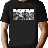Funny Gift Stand By Me 4 Boys On The Tracks Scene T-Shirt - Black