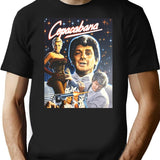 Funny Gifts Beautiful Model Copacabana Door Vintage Photograp T-Shirt - Black