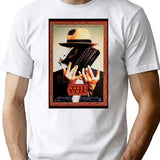 Funny Gifts Beautiful Model Naked Lunch Poster Vintage Photograp T-Shirt - White
