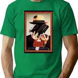 Funny Gifts Beautiful Model Naked Lunch Poster Vintage Photograp T-Shirt - Green